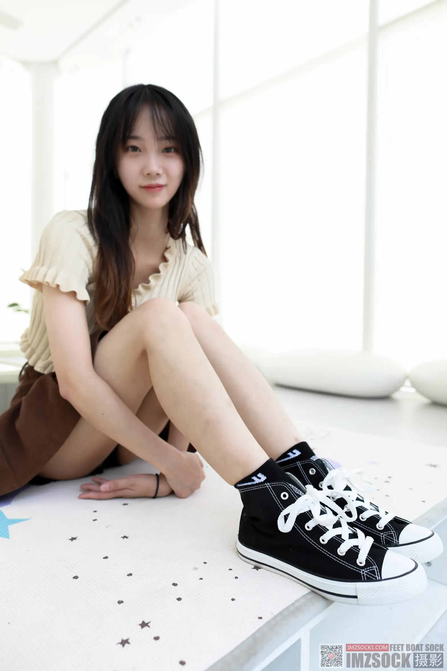 [Mzsock] Love beautiful feet NO.119 cocoa#[74P]-17