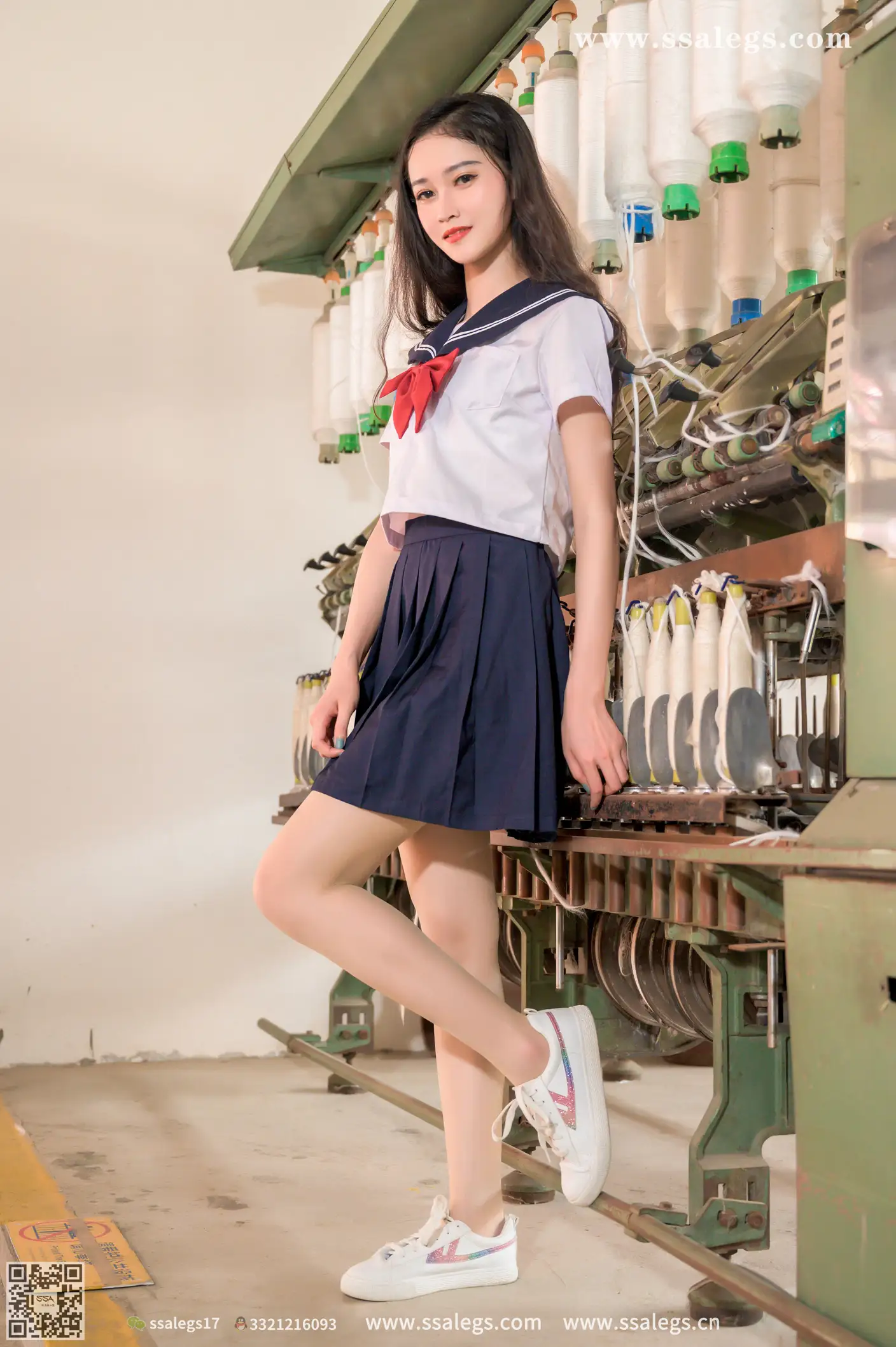 [Mzsock] NO.422 Manman white jk uniform flesh photo (Part 2) silk club#[124P]-39